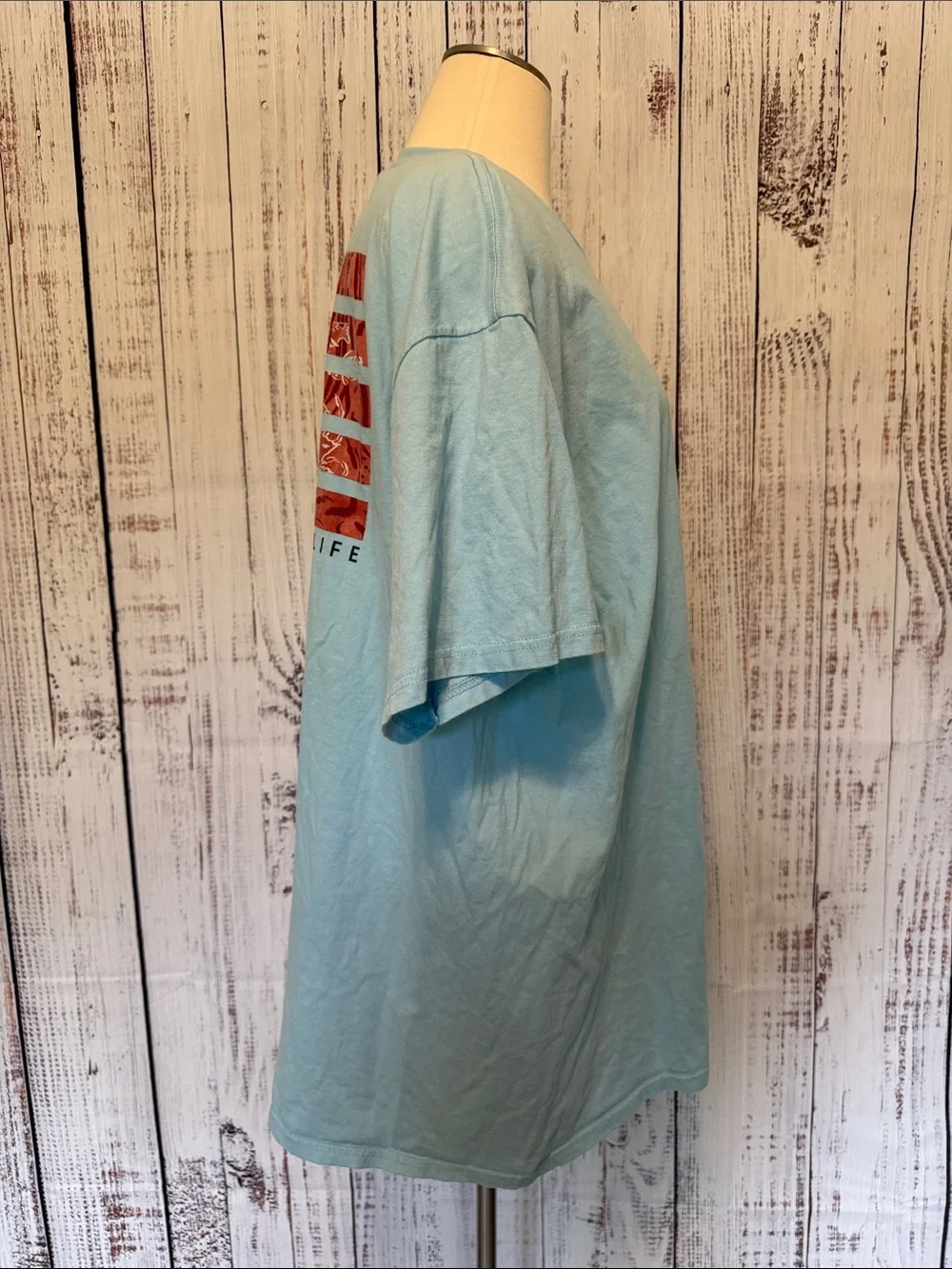 Salt Life Light Blue Short Sleeve Pocket Tee with‎ Small Logo